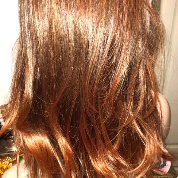 Elegant Auburn Hair Wig for Women - Picture 5 of 14